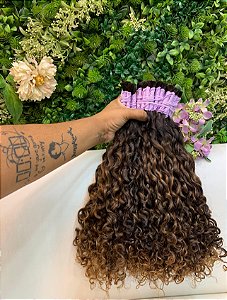 50g cacho caipira iluminada 65cm