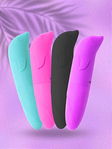 Vibrador Golfinho Spot G em Soft Touch Cores