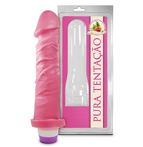 Penis Realístico Aromatizado com Vibro Tamanho 18.5x4.2 Cms