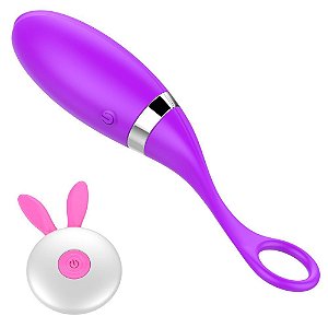 Vibrador Bunny com Controle a Distância 10 Intensidades Carregamento USB