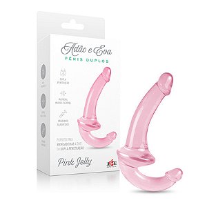 Strapless... Com Penis Duplo em Silicone Macio e Flexível para Relacionamento Lésbico ou Inversão