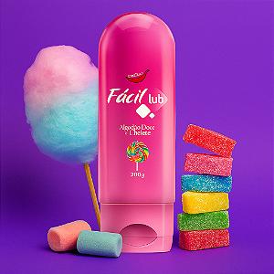 Fácil Lub - Lubrificante  Beijável  e Neutro 200 Gramas Sabores