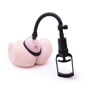 Bomba Vaginal de Sucção Manual com Bocal Duplo