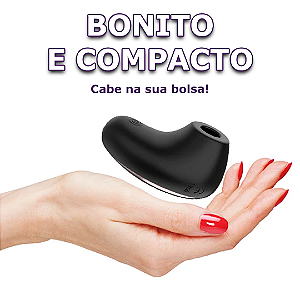 Sugador de Clitóris com Pulsação 10 Níveis de Intensidade em Silicone - Carregamento  USB