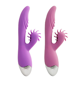 Vibrador Estimulador de Ponto G com Aquecimento, Simulador Oral Rotativo, com 7 Intensidades
