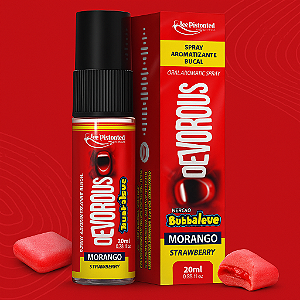 Garganta  Profunda Spray Devorous Bubbalove Morango – Prazer Intenso e Conforto no Sexo Oral