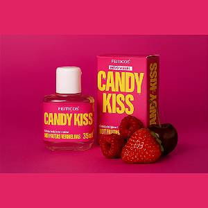 Candy Kiss Hot Calda Beijável com Efeito Quente 35ml Sabores