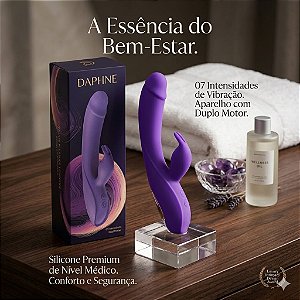 Vibrador Rabbit com Estimulador de Clitóris, Silicone Soft Touch,Carregamento USB