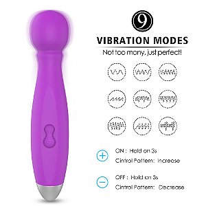 Varinha Mágica Bowling 09 Intensidades Carregamento USB