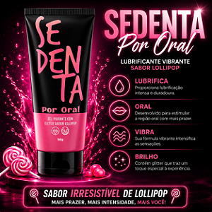 Excitante Unissex Beijável que Aquece e Vibra Sedenta para Sexo Oral 50 Gramas- Sabores