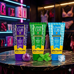 PROMOÇÃO LEVE 3 PAGUE 2 - KIT LUBRIFICANTE BEIJÁVEL