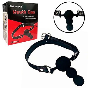 Mordaça Ajustável com Formato de Plug em Silicone