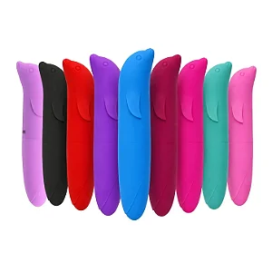 Vibrador Golfinho Spot G em Soft Touch Cores