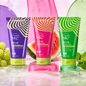Pico Lub by Intt Lubrificante Ultra Deslizante Premium que Não Resseca! 65 Gramas- Sabores Diversos