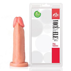 Penis Realístico Silicone Macio e Flexível Tamanho 16 X 4 Cms