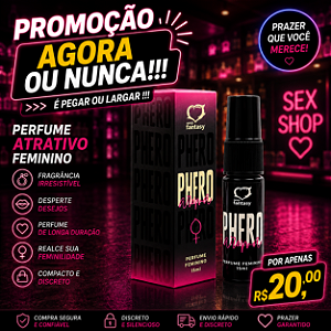 "Promoção Agora ou Nunca !" Perfume Atrativo Feminino Phero 15 Ml