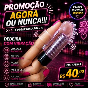 "Promoção Agora ou Nunca !" Dedeira Finger Vibrator - Vibrador de Dedo