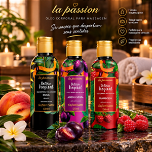 Óleo de Massagem Delírio Tropical Beijável 120ml Sofisticatto