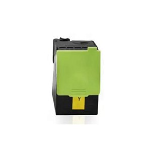 TONER COMPATÍVEL PARA USO EM LEXMARK CX410/510 - YELLOW
