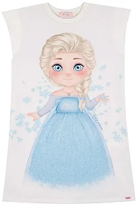 VESTIDO REGATA EM MOLECOTTON ESTAMPA ELZA FROZEN KUKIÊ