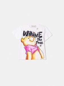 BLUSA MANGA CURTA ESTAMPA URSINHO POOH ANIMÊ