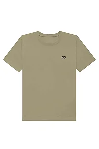 CAMISETA EM MEIA MALHA BÁSICA LUC.BOO