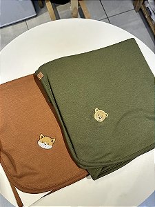 MANTAS FORRADAS ESTAMPADAS MINI BEAR