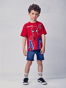CAMISETA MANGA CURTA LICENCIADA MARVEL HOMEM ARANHA YOUCCIE