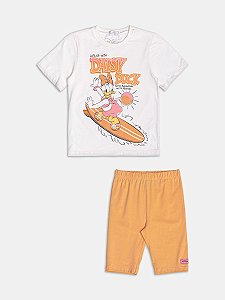 CONJUNTO BLUSA MANGA CURTA DAISY E LEGGING MOMI