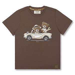 CAMISETA EM ALGODÃO TEDDY CONVERSÍVEL DAME MINI