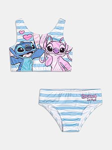 BIQUINI LISTRADO STITCH COM PROTEÇÃO UV MOMI