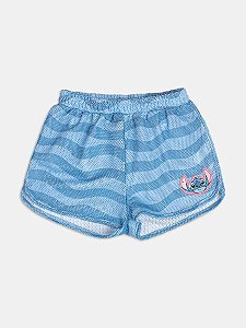 SHORTS SAÍDA DE PRAIA STITCH MOMI