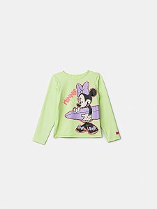 BLUSA MANGA LONGA MINNIE E DAISY COM PROTEÇÃO UV ANIMÊ