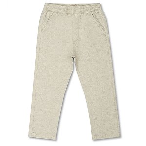 CALÇA EM LINHO COM ELASTANO LISA DAME MINI