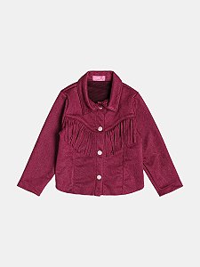 JAQUETA COM FRANJAS SUEDE MOMI