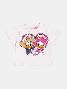 T-SHIRT DAISY E DONALD COM FRANJAS MOMI