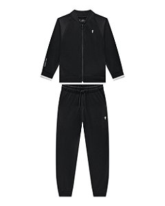 Conjunto Infantil Jaqueta e Calça Helanca Onda Marinha