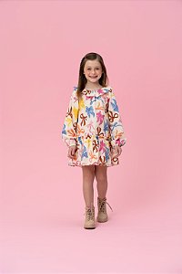 Vestido Infantil Mon Sucré Laços Coloridos
