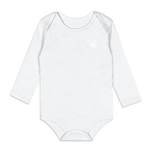 Body Bebê Manga Longa Charpey Cores Básicas