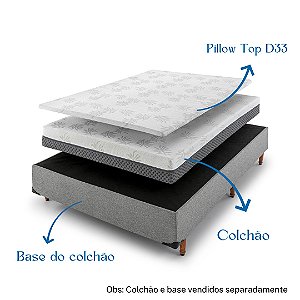 Pillow Top Firme de Espuma D33 | Casal | SDB Colchões