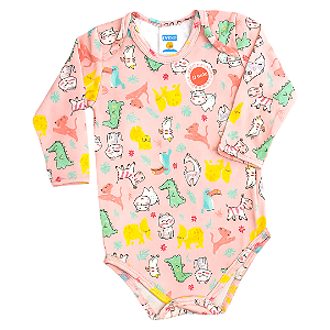 Body Térmico Bebê Zoo Rosa