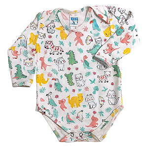 Body Térmico Bebê Zoo Branco