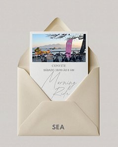 MORNING RIDE BY SEA
