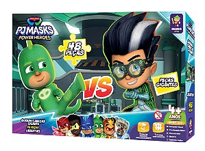 Quebra-Cabeça - 60 Peças - PJ Masks - Corujita e Menino Gato - Grow -  PBKIDS Mobile