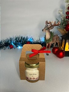 Vela de Natal na caixa - Tampa de alumínio - 40g