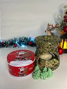 Kit Difusor + Lata de Natal 50g Wax Melt