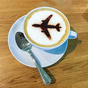 Cafézinho no aeroporto