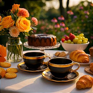 Kit 6 Xícaras de Porcelanato