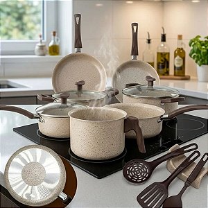 Jogo Panelas Antiaderente 10 Peças