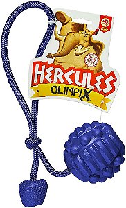 Brinquedo Hercules Bola Porta Petisco com Corda, GermanHart, OlimpiX Carne Azul, Único